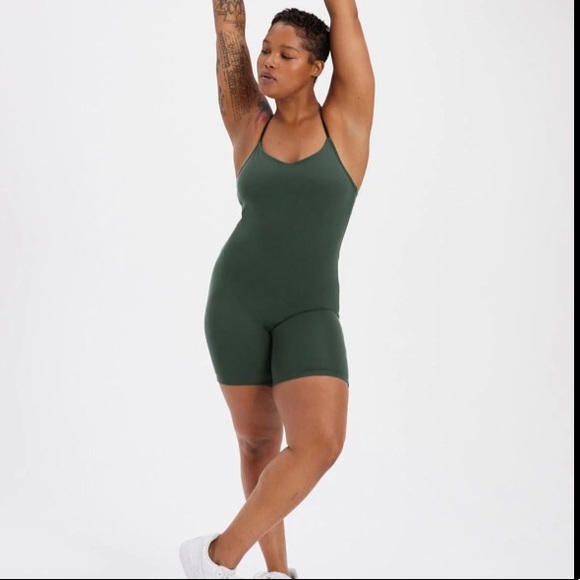 girlfriend collective Pants - Girlfriend Collective size XS Moss Barre Unitard Shorts